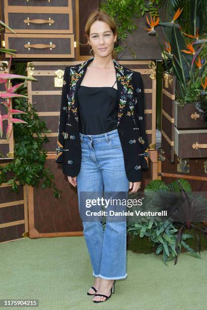 Cristiana Capotondi attends the Etro fashion show during the Milan Fashion Week Spring/Summer 2020 on September 20, 2019 in Milan, Italy.