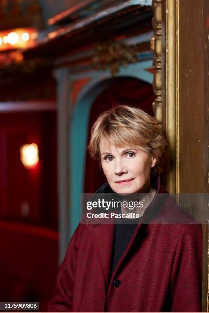 French actress Miou-Miou at the Theatre Hebertot, Paris,