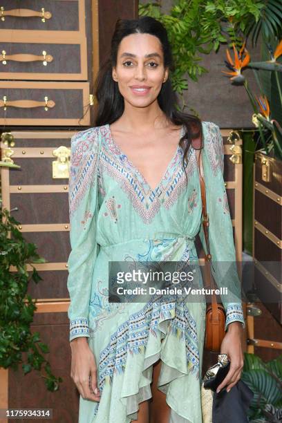 Leandra Medeiros Cerezo, aka Lea T, attends the Etro fashion show during the Milan Fashion Week Spring/Summer 2020 on September 20, 2019 in Milan,...