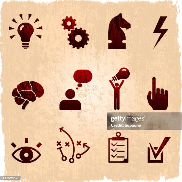 strategy and development on royalty free vector background - thunderstorm damage stock illustrations