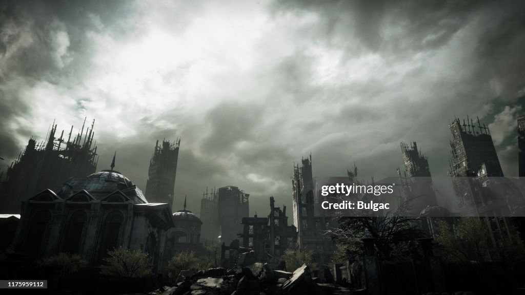 Post Apocalyptic Urban Landscape