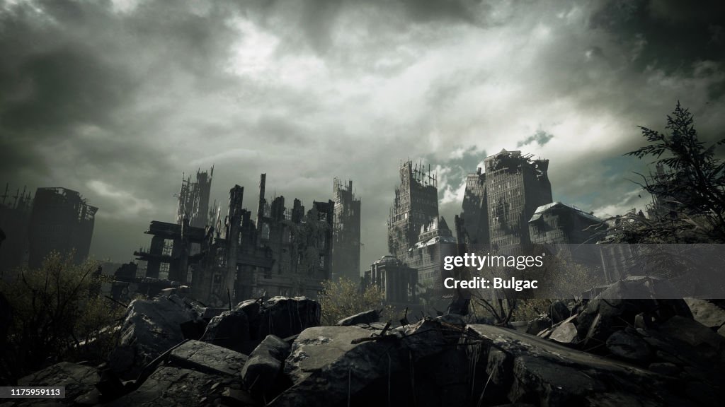 Post Apocalyptic Urban Landscape