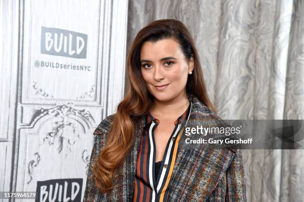 Actress Cote de Pablo visits the Build Series to discuss the CBS series “NCIS” at Build Studio on September 20, 2019 in New York City.