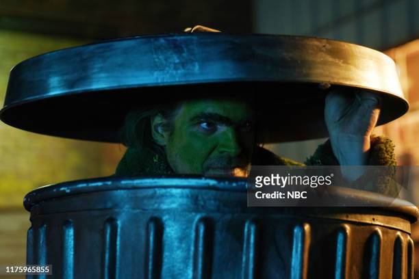 David Harbour" Episode 1770 -- Pictured: Host David Harbour as Oscar the Grouch during the "Joker" sketch on Saturday, October 12, 2019 --