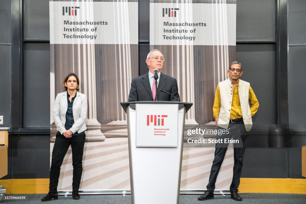 MIT's Abhijit Banerjee And Esther Duflo And Harvard's Michael Kremer Share Economics Nobel Prize