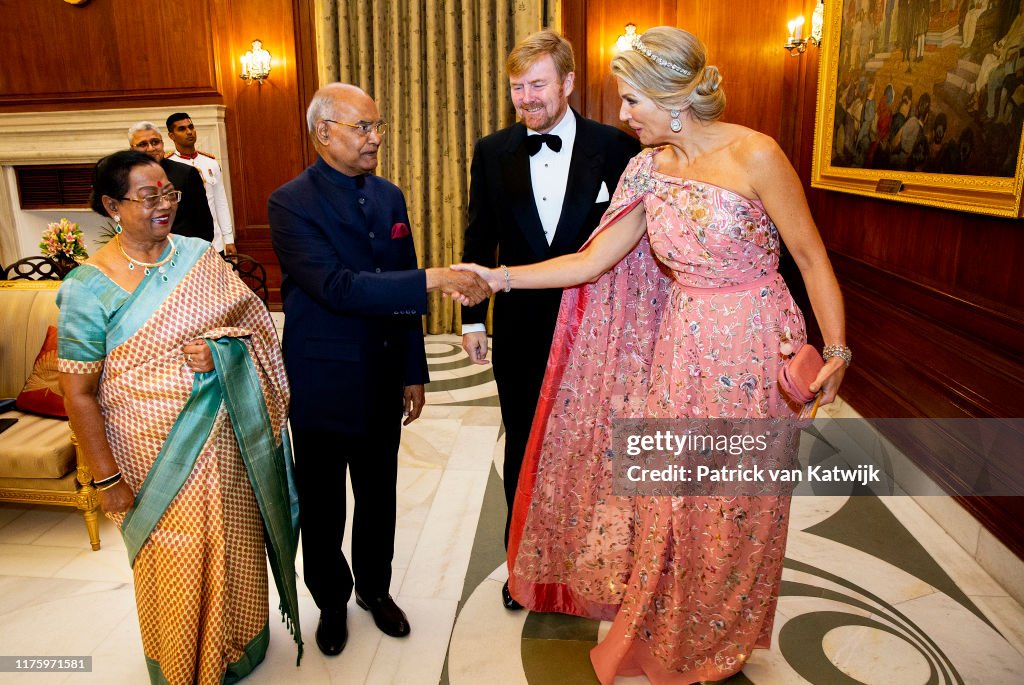 King Willem-Alexander Of The Netherlands And Queen Maxima : State Visit In Delhi : Day One
