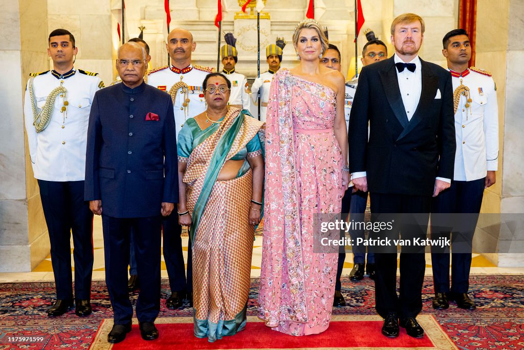 King Willem-Alexander Of The Netherlands And Queen Maxima : State Visit In Delhi : Day One