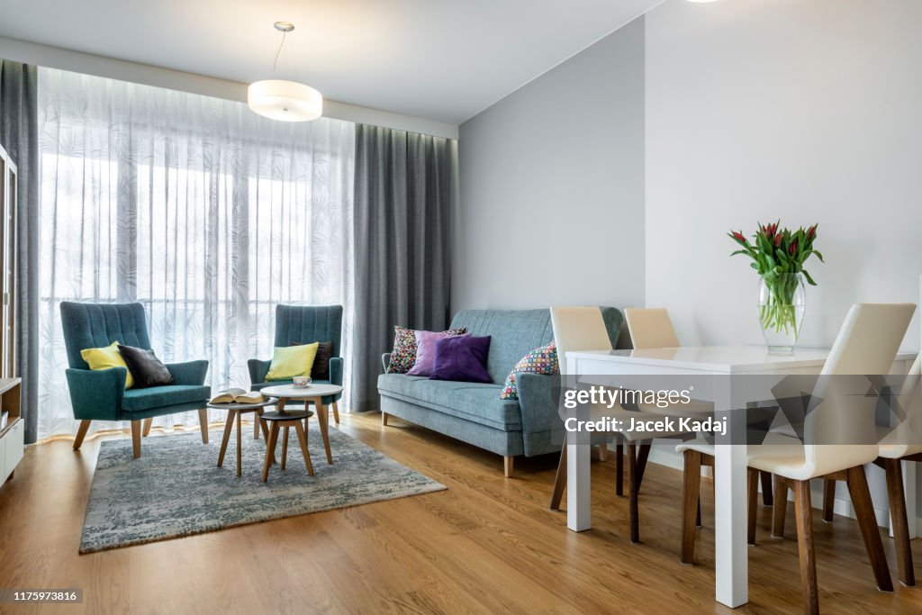 Modern Interior Design Living Room High-Res Stock Photo - Getty Images