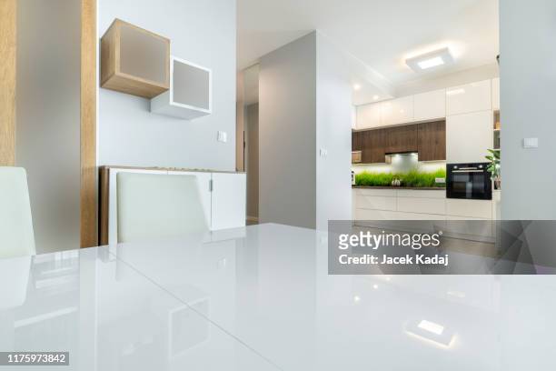 modern interior design - kitchen - köksbänk bildbanksfoton och bilder