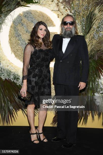Amandine de la Richardiere and Sebastien Tellier attend the Opening Season Gala - Opera National De Paris At Palais Garnier on September 20, 2019 in...