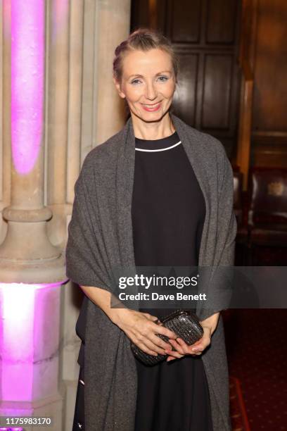 Anna Burns attends The 2019 Booker Prize at The Guildhall on October 14, 2019 in London, England.