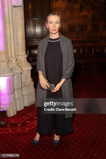 Anna Burns attends The 2019 Booker Prize at The Guildhall on October 14, 2019 in London, England.