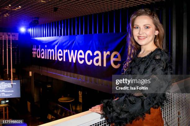 German actress Marija Mauer attends the Daimler event "Be a Mover" at BRLO on October 14, 2019 in Berlin, Germany.