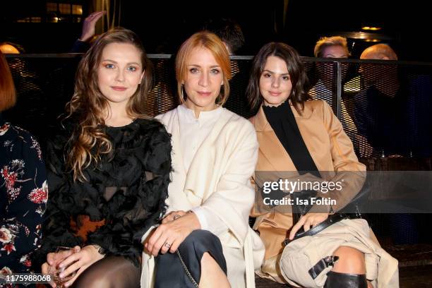 German actress Marija Mauer, German actress Annika Ernst and German actress Ruby O. Fee attend the Daimler event "Be a Mover" at BRLO on October 14,...