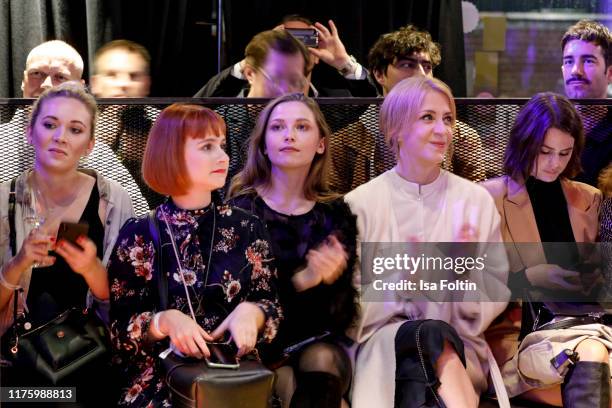 German actress Marija Mauer, German actress Annika Ernst and German actress Ruby O. Fee attend the Daimler event "Be a Mover" at BRLO on October 14,...