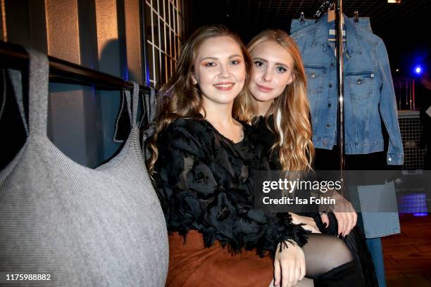 German actress Marija Mauer and influencer Marijke Smittenaar attend the Daimler event "Be a Mover" at BRLO on October 14, 2019 in Berlin, Germany.