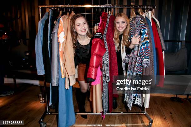 German actress Marija Mauer and influencer Marijke Smittenaar attend the Daimler event "Be a Mover" at BRLO on October 14, 2019 in Berlin, Germany.