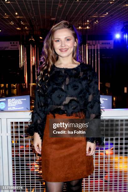 German actress Marija Mauer attends the Daimler event "Be a Mover" at BRLO on October 14, 2019 in Berlin, Germany.