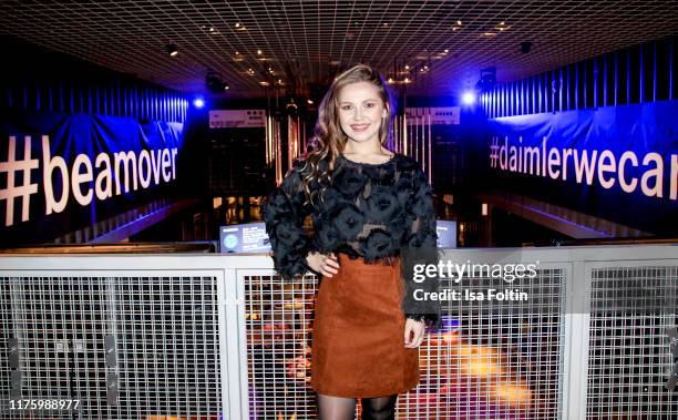 German actress Marija Mauer attends the Daimler event "Be a Mover" at BRLO on October 14, 2019 in Berlin, Germany.