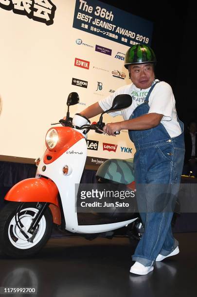 Comedian Tetsuro Degawa attends the Best Jeans Award 2019 ceremony at Tokyo International Forum on October 15, 2019 in Tokyo, Japan.