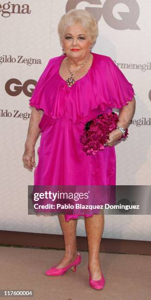 Cuqui Fierro attends 'GQ Elegant Men of the Year' Awards 2011 at the Italian Embassy on June 28, 2011 in Madrid, Spain.