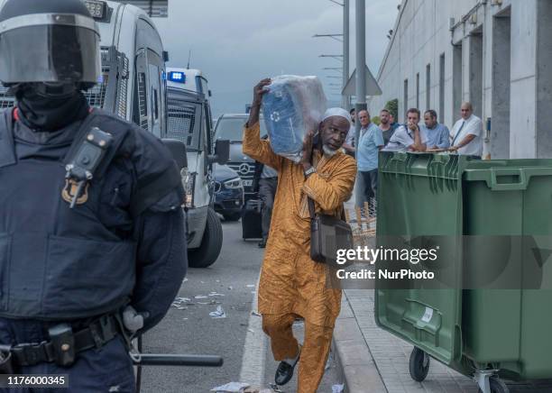 Spontaneous protests erupted across Catalonia on Monday, 14 October 2019, demanding the release of catalan politicians leaders after they were handed...