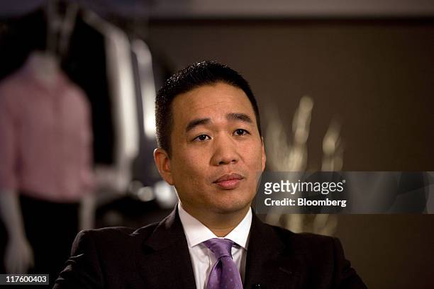 Roger Lee, chief operating officer of TAL Apparel Ltd., attends an interview in Hong Kong, China, on Friday, June 24, 2011. TAL Apparel makes...