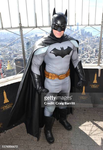 Batman celebrated his 80th birthday by visiting Gotham’s most iconic sky scraper, the Empire State Building with Dan DiDio, Executive Vice President...