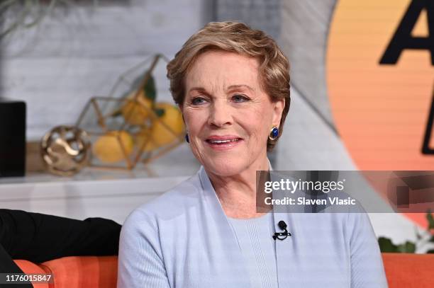 Actress/singer Julie Andrews visit BuzzFeed's "AM To DM" on October 15, 2019 in New York City.