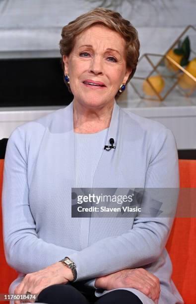 Actress/singer Julie Andrews visit BuzzFeed's "AM To DM" on October 15, 2019 in New York City.