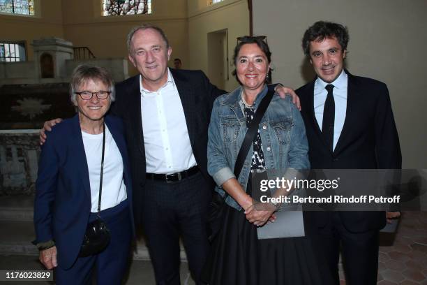 Isabelle Mir, CEO of Kering Group, Francois-Henri Pinault, Dominique Haim and Pierre Martin Vivier attend the Kering Heritage Days opening night at...
