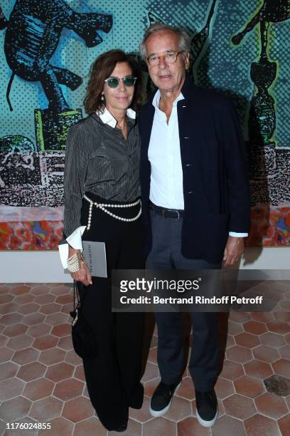Christine Orban and her husband Olivier Orban attend the Kering Heritage Days opening night at Kering and Balenciaga Company Headquarter on September...