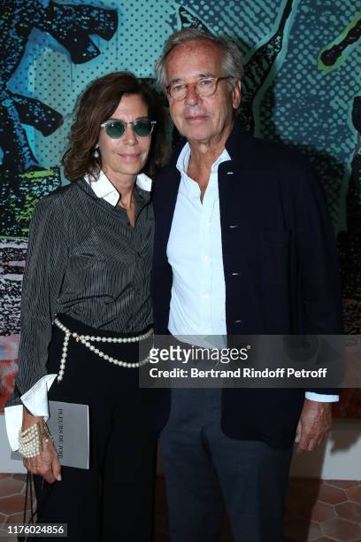 Christine Orban and her husband Olivier Orban attend the Kering Heritage Days opening night at Kering and Balenciaga Company Headquarter on September...