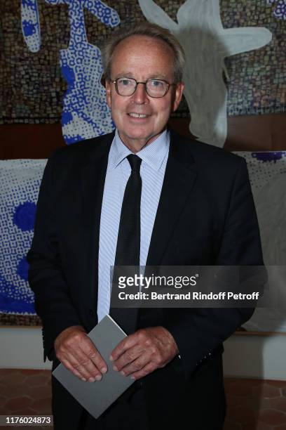 Politician Renaud Donnedieu de Vabres attend the Kering Heritage Days opening night at Kering and Balenciaga Company Headquarter on September 20,...
