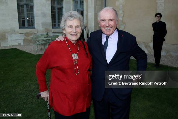 Miss Pierre Daix and Francois Pinault attend the Kering Heritage Days opening night at Kering and Balenciaga Company Headquarter on September 20,...