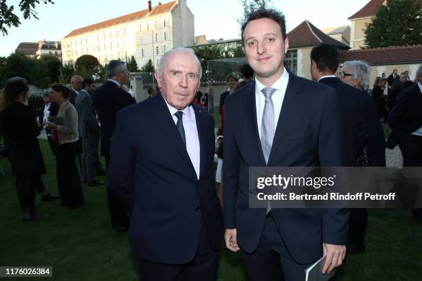 Francois Pinault and Martin Rey-Chirac attend the Kering Heritage Days opening night at Kering and Balenciaga Company Headquarter on September 20,...