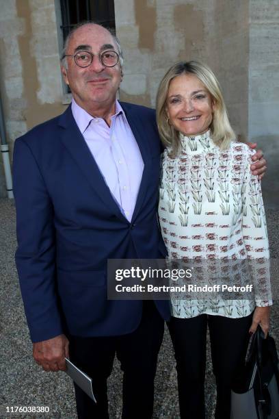 Florence de Botton and her husband Daniel de Botton attend the Kering Heritage Days opening night at Kering and Balenciaga Company Headquarter on...