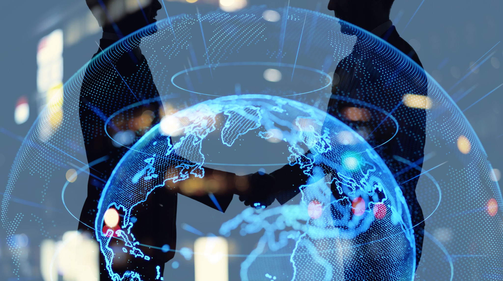 Global business network concept. Business person shaking hands. Global business network concept. Business person shaking hands.