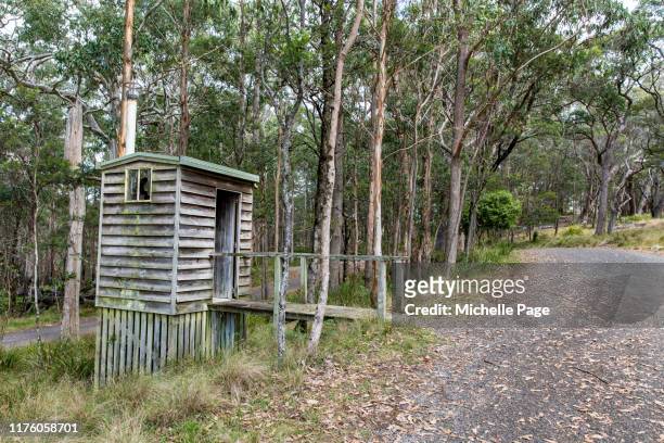 the out house - outhouse stock pictures, royalty-free photos & images