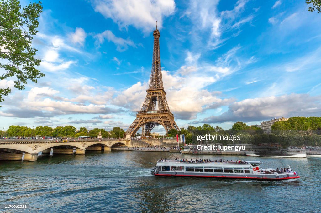 Eiffel tower at morning,paris