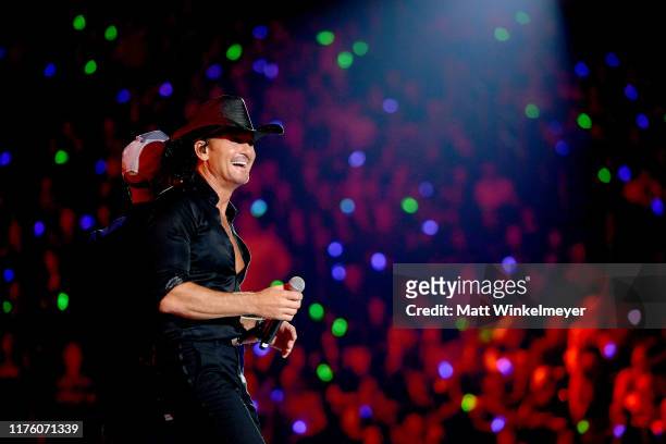 Tim McGraw performs onstage during the 2019 iHeartRadio Music Festival at T-Mobile Arena on September 20, 2019 in Las Vegas, Nevada.