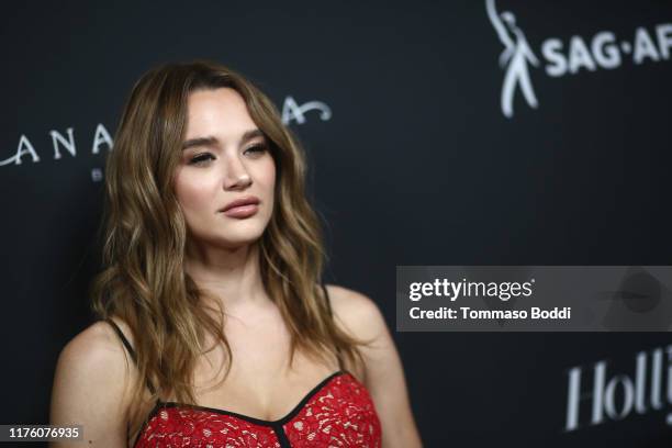 Hunter King attends The Hollywood Reporter And SAG-AFTRA Celebrate Emmy Award Contenders At Annual Nominees Night on September 20, 2019 in Beverly...