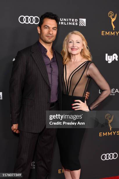 Darwin Shaw and Patricia Clarkson attend the Television Academy honors Emmy nominated performers at Wallis Annenberg Center for the Performing Arts...