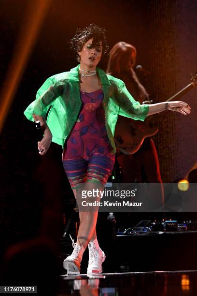 Halsey performs onstage during the 2019 iHeartRadio Music Festival at T-Mobile Arena on September 20, 2019 in Las Vegas, Nevada.