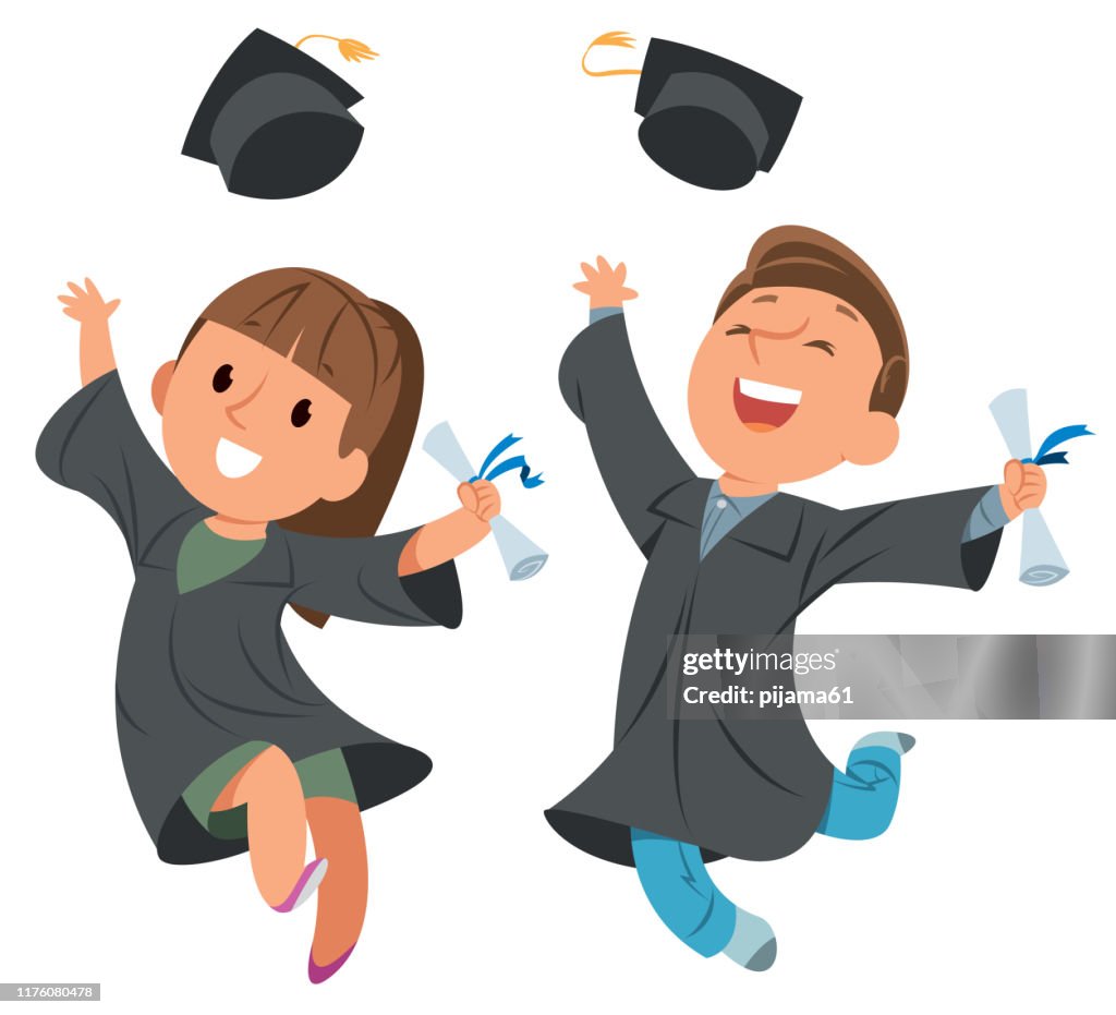 Graduation Grade R Cartoons Preschool Graduation Cartoon Students
