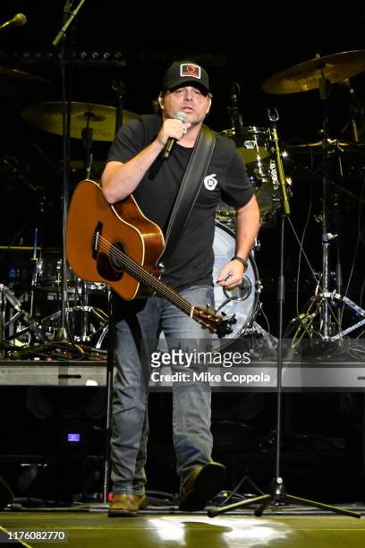 Country music singer/songwriter Rhett Akins performs at Madison Square Garden on September 20, 2019 in New York City.