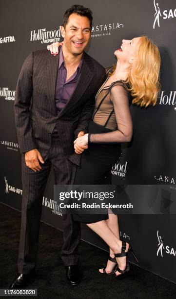 Patricia Clarkson and Darwin Shaw attend The Hollywood Reporter and SAG-AFTRA Celebrate Emmy Award Contenders at Annual Nominees Night on September...