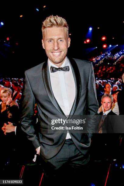 German singer and presenter Maxi Arland attends the Goldene Henne at Messe Leipzig on September 20, 2019 in Leipzig, Germany.