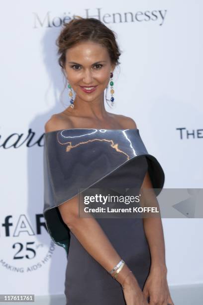 Svetlana Metkina arrives at amfAR's Cinema Against AIDS Gala 2011 at Hotel Du Cap on May 19, 2011 in Antibes, France.