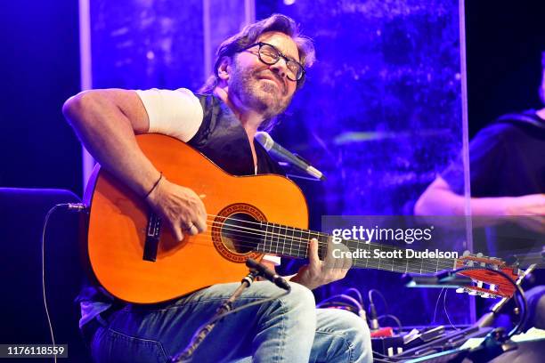 Jazz musician Al Di Meola performs onstage during the 'Past, Present and Future' tour at The Canyon on September 20, 2019 in Agoura Hills, California.